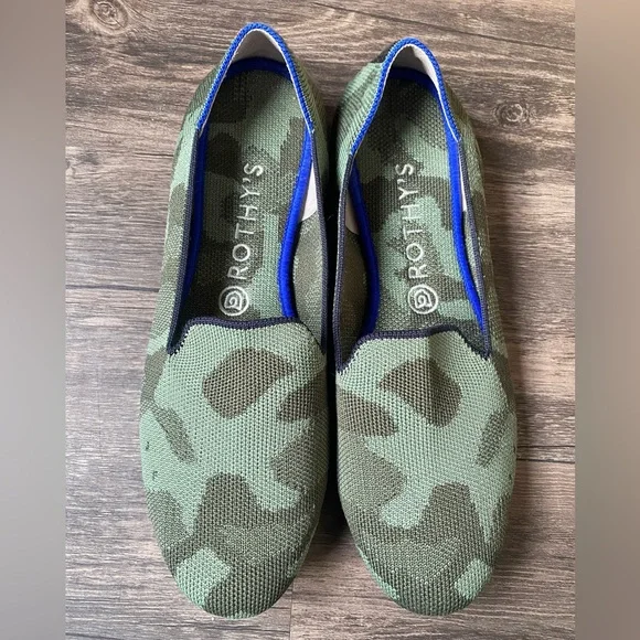 Rothy's Camouflage Women’s Slip-on Loafers Flats Size 9 - Picture 1 of 10